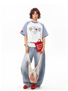 大人可愛い 売れ筋 話題沸騰中 絶対流行 早い者勝ち カジュアル Tシャツ<U-11277>