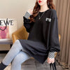 スタイリッシュ 切り替え 一目惚れ プリント Tシャツ カットソー＜U-3675＞
