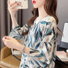 美人度アップ プリント オシャレ感たっぷり Tシャツ カットソー ワンピース＜U-3493＞