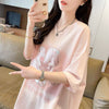 超人気 切り替え カジュアル プリント全3色 半袖Tシャツ カットソー ＜U-8609＞