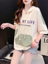 好感度UP 早い者勝ち 絶対流行 カジュアル 2色選択 Tシャツ<U-11678>