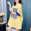 個性的なデザイン 切り替え 一目惚れ プリント Tシャツ カットソー＜U-3635＞