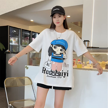 定番シンプル 好感度UP 海外トレンド カジュアル 全3色 半袖 Tシャツ ＜U-11266＞