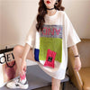 【半額！期間限定！！】ゆったりロング丈切り替え三色半袖Tシャツ＜U-1565＞