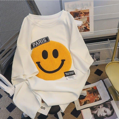 個性的なデザイン プリント オシャレ度満点 Tシャツ カットソー＜U-3373＞