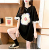 新作 好感度満載 個性的なデザイン ラウンドネック Tシャツ カットソー＜U-8405＞