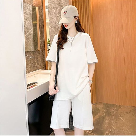定番シンプル 半袖Ｔシャツⅹパンツセット全4色 カジュアル <U-8732>