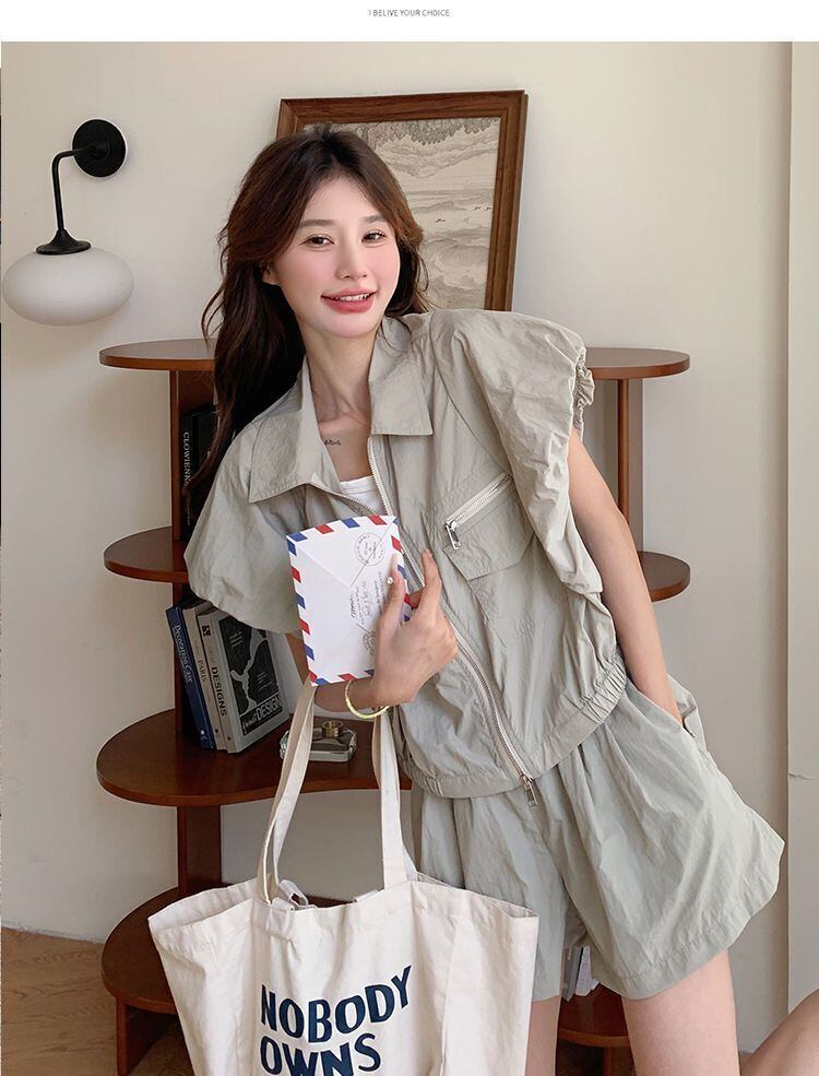 ファッション デニム 個性派 半袖Ｔシャツⅹパンツセット<U-11726>