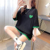 ファッション 3色選択可 シンプル 切り替え Tシャツ カットソー＜U-3070＞