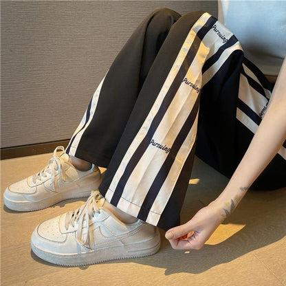 ゆったり感アップ プリント 一目惚れ ハイウエスト パンツ＜U-2918＞