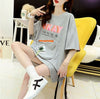 好感度UP ルーズ カジュアル プリント全3色 半袖Tシャツ カットソー ＜U-8607＞