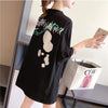 個性的なデザイン 切り替え 一目惚れ プリント Tシャツ カットソー＜U-3400＞