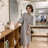 美人度アップ プリント チャーミング Tシャツ カットソー ワンピース＜U-3602＞