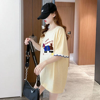 おすすめ 好感度UP 美人度アップ カジュアル 全4色 半袖 Tシャツ ＜U-11147＞