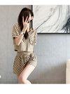 【半額！期間限定！！】超人気  美人度アップ ＜U-4448＞ 半袖Ｔシャツⅹパンツセット<U-8201>