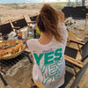 着心地良い プリント アルファベット ロング Tシャツ ゆったり半袖 ＜U-2851＞