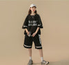 大好評 ファッション カジュアル ルーズ半袖Ｔシャツⅹパンツセット<U-6539>