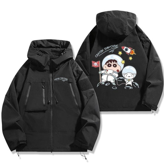 【秋冬新作】絶対欲しい   撥水加工 バックビッグロゴ 男女兼用 4色展開 マウンテンパーカー U-12700