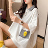 カジュアル 3色選択可 お洒落 ストライプ Tシャツ カットソー＜U-3068＞