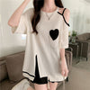 超人気商品 オフショルダー ファッション Tシャツ ＜U-8667＞
