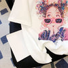【半額！期間限定！！】大人可愛い上質 キュートプリント カジュアル 半袖Tシャツ＜U-8593＞