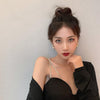 高級感溢れる 美人度アップ ファッション ピアス アクセサリー＜ins-3340＞