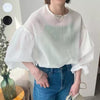 売り切れ必至 大人可愛い 美人度アップ 早い者勝ち カジュアル 共2色 Tシャツ<U-12159>