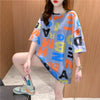 カジュアル 3色選択可 好感度満載 プリント Tシャツ カットソー＜U-3323＞