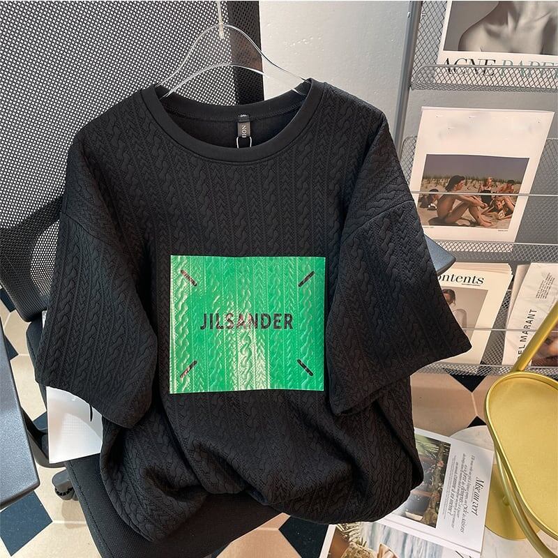 ゆったり感アップ 切り替え 美人度アップ Tシャツ＋ショートパンツ セットアップ＜U-3457＞