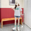 デザイン感 プリント チャーミング Tシャツ カットソートップス＜U-3151＞