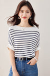 今季マストバイ ファッション カジュアル エレガント Tシャツ<U-6587>