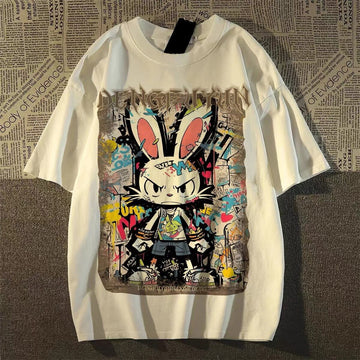 着回し力抜群 特別デザイン カジュアル プリント 全3色 半袖 Tシャツ <U-8810>