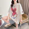 超人気 着心地抜群 オシャレ度満点 プリント全4色 Tシャツ カットソー＜U-8636＞