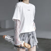 清純甘くて女子力UP 切り替え 美感いっぱい Tシャツ カットソー＜U-3020＞