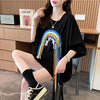 着回し力抜群 個性派 高見えデザイン 着心地良い 2色選択 半袖 Tシャツ <U-9277>