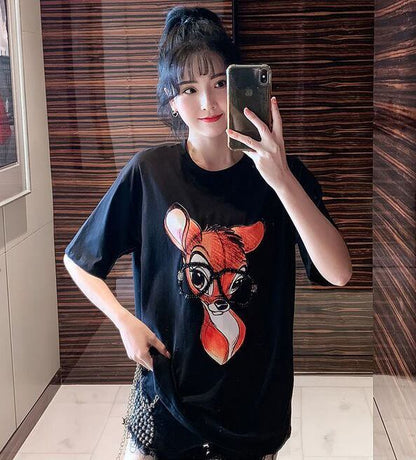 売り切れ必至 アクティブも綺麗も叶う 上品 プリント 全3色 半袖 Tシャツ <U-8990>