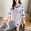 好感度満載 切り替え 美感いっぱい プリント Tシャツ カットソー＜U-3585＞