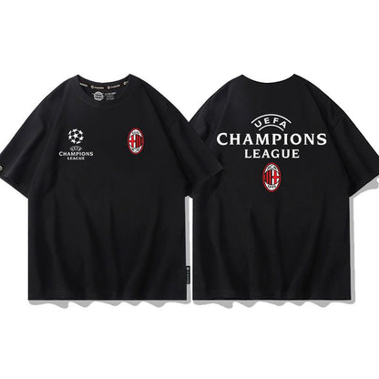 男女兼用 カジュアル プリント 半袖 Tシャツ U-13258