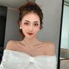 レトロ 美人度アップ ファッション ネックレス アクセサリー＜isf-3283＞