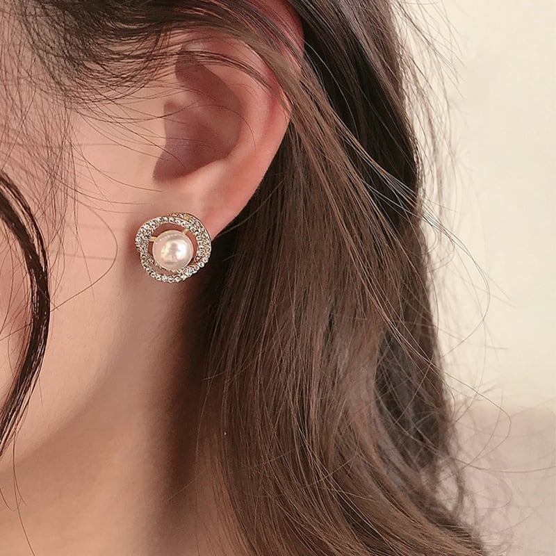 チャーミング デザイン感 ファッション ピアス アクセサリー＜isf-3201＞