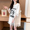 売り切れ必至 レース ファッション 切り替え ゆったり 半袖Tシャツ＜U-8480＞