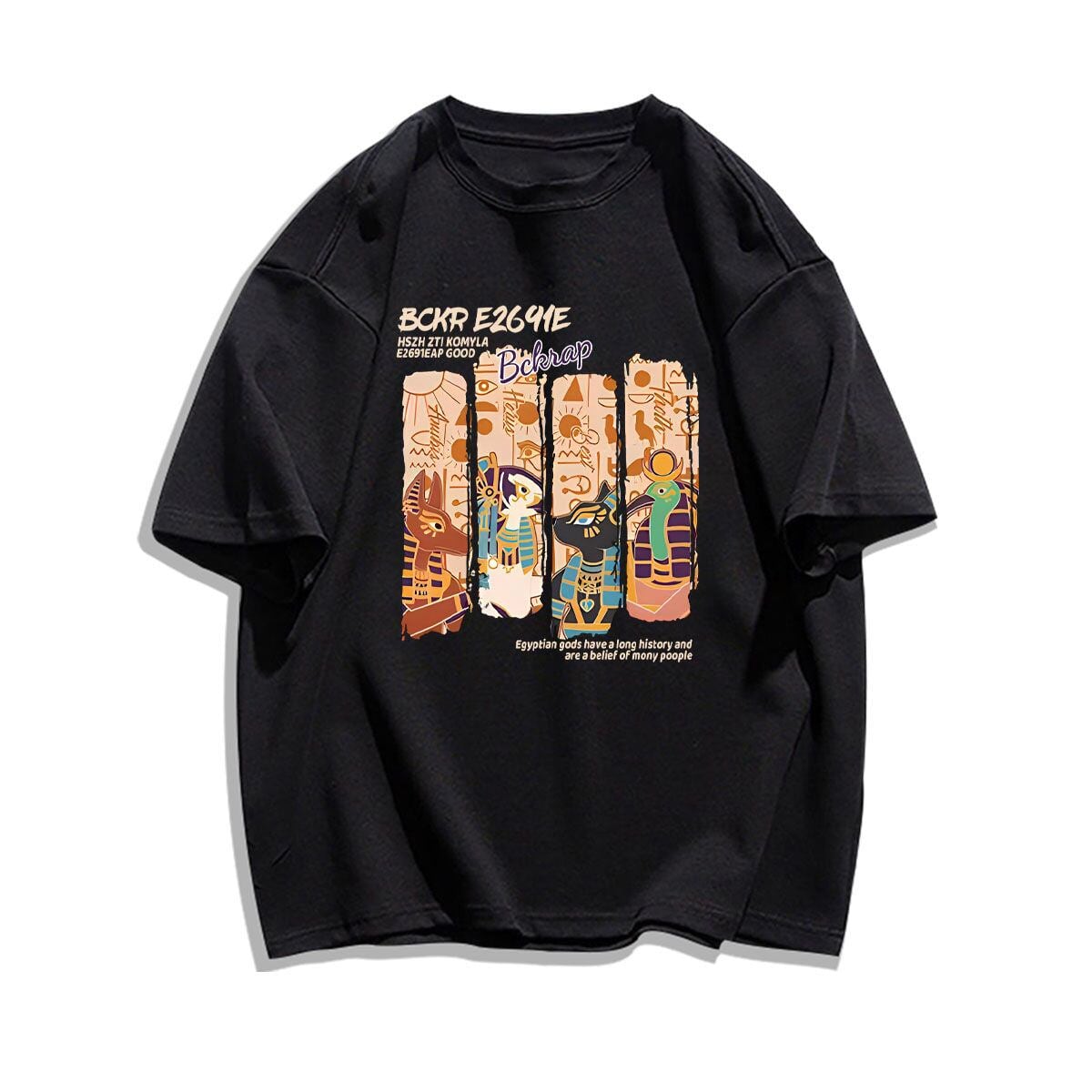 着回し力抜群 アバンギャルド 特別デザイン プリント全5色 半袖Tシャツ<U-8712>