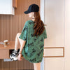 オシャレ度満点 プリント カジュアル Tシャツ カットソー＜U-3301＞
