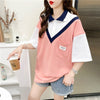 着心地抜群 切り替え 女性力を高める Tシャツ カットソー＜U-3299＞