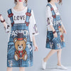 旅行Ｔシャツ 夏 レディース 膝丈 プリント 大きいサイズ ゆったりさらっと涼しい U-656