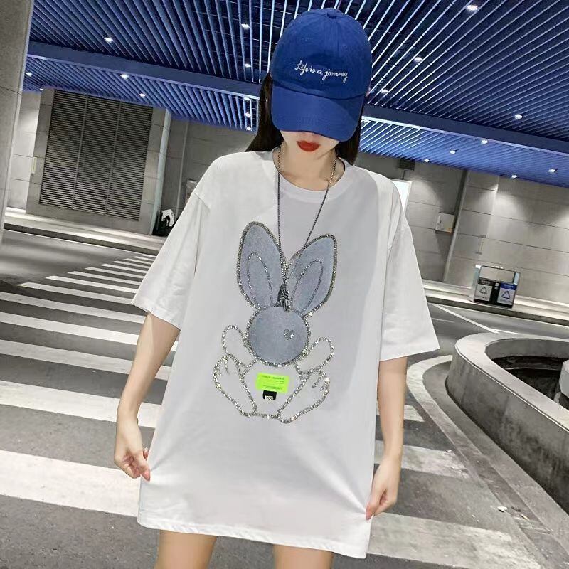 着回し力抜群 ホットダイヤモンド 新作 全2色 半袖Tシャツ カットソー ＜U-8703＞