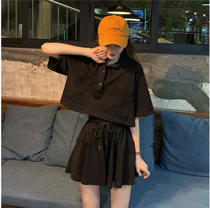 好感度UP ファッション 今季マストバイ 個性派 半袖Ｔシャツⅹパンツセット<U-11569>