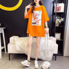 個性的なデザイン プリント 一目惚れ Tシャツ カットソー トップス＜U-3282＞