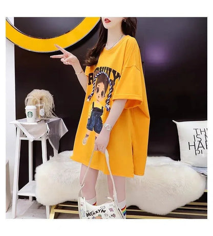 元気いっぱい プリントTシャツ ロング 半袖 ＜U-2840＞