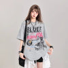 ファッション 早い者勝ち 絶対流行 カジュアル 2色選択 Tシャツ<U-11580>